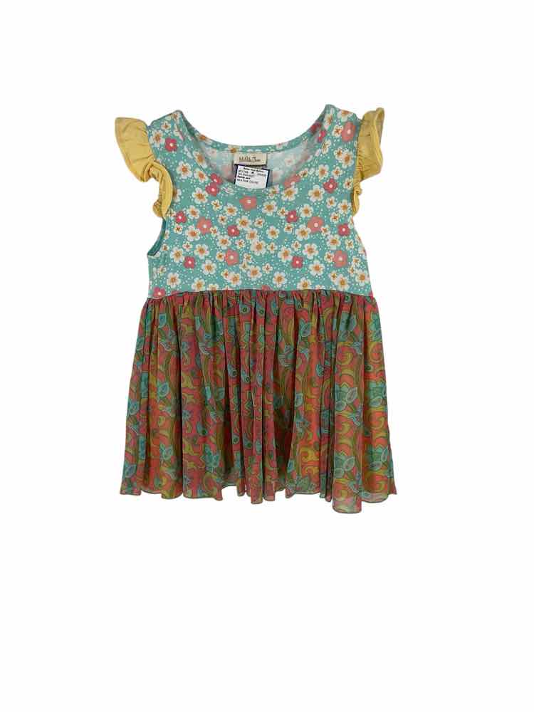 Matilda Jane Size 6 Aqua Floral dress